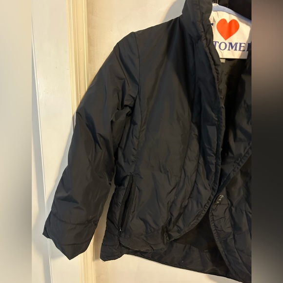 J.Jill black size medium puffy jacket. Preowned good condition. Make an … - Picture 3 of 10